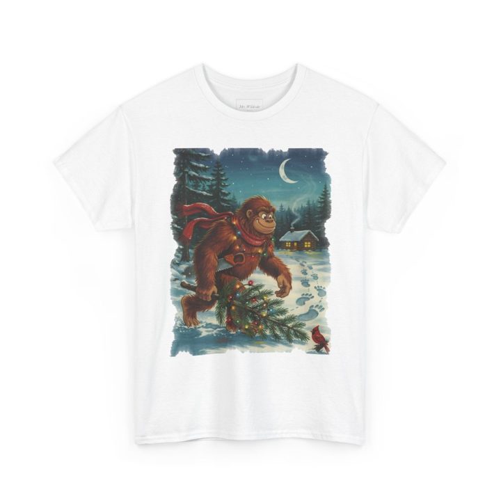 Bigfoot Christmas t-shirt mockup