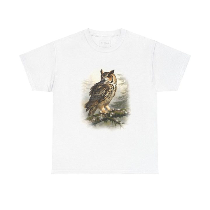 Great Horned Owl t-shirt mockup