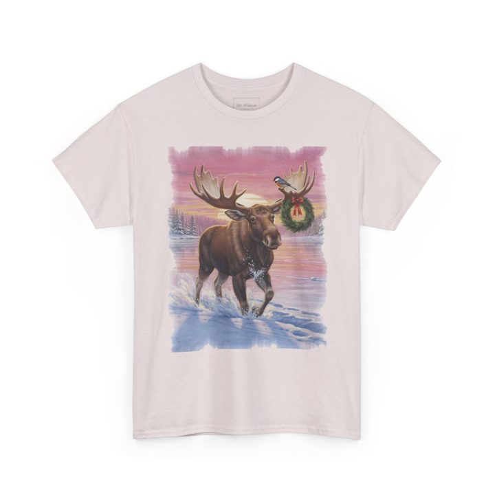 Moose Christmas t-shirt mockup