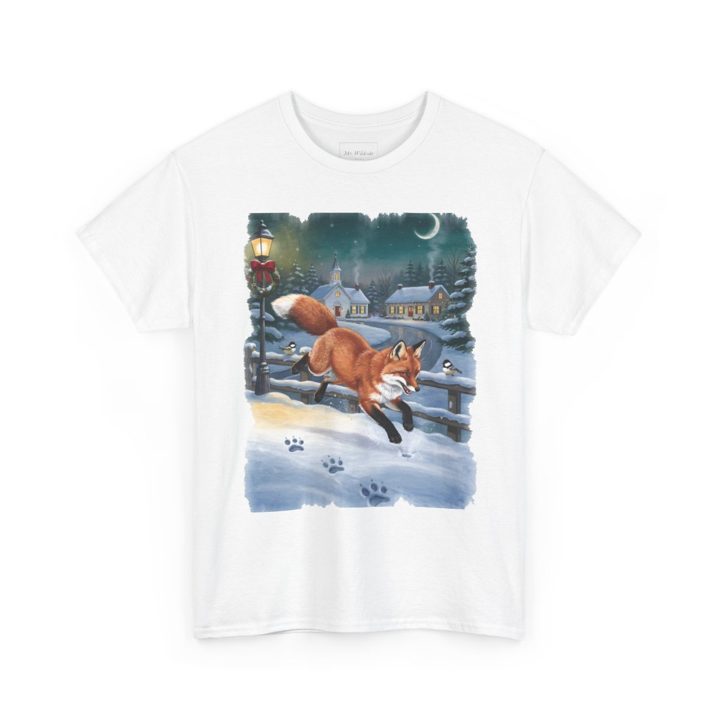 Red Fox Christmas t-shirt mockup